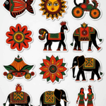 Regional Art & Symbols - Sticker Sheet v1